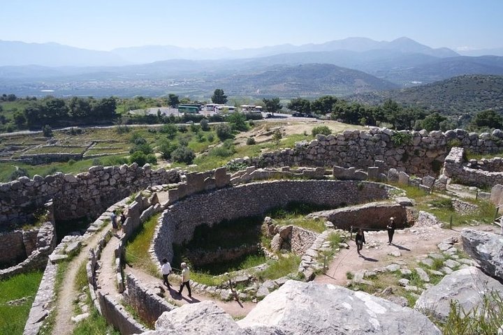 Volledige dag Mycene Epidaurus Nafplio Isthmus Canal Luxe Tour