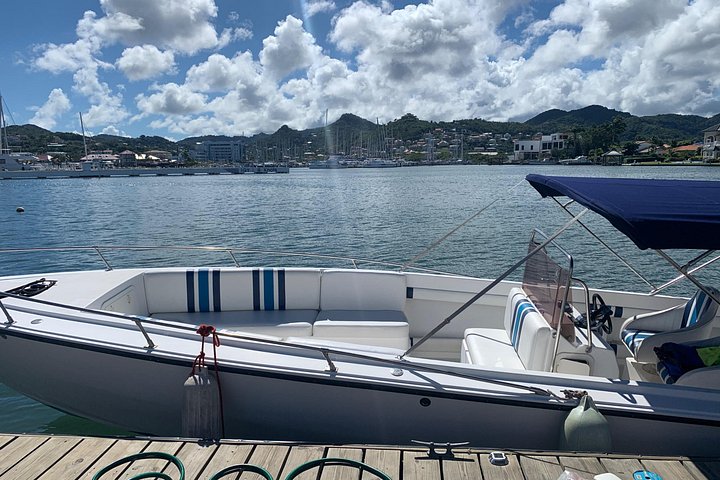 St. Lucia Private Boat Tour, Mud Bath, Waterfall & Beach Time