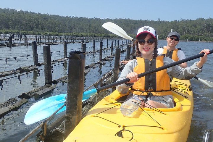 Batemans Bay Oyster Provsmakning Kajak Tour