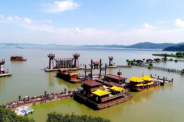Halve dag privétour Sanguo City met boottocht op het Taihu-meer