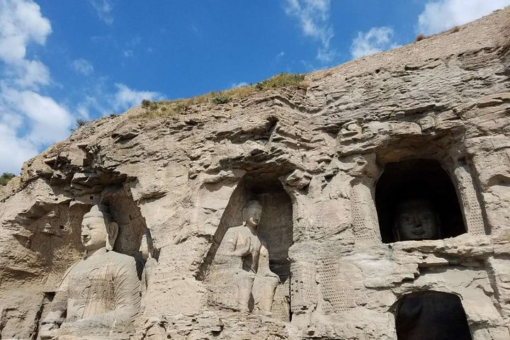 Tour privato alle grotte di Yungang, al Tempio sospeso e alla Pagoda in legno di Datong