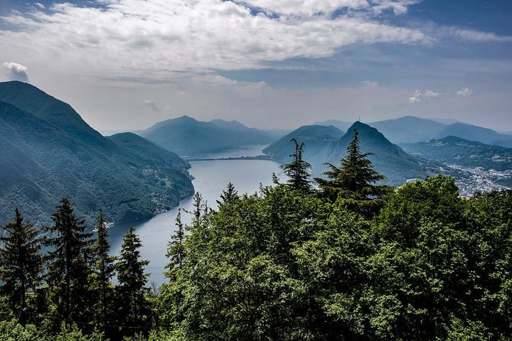 Lugano Monte Bre Lago di Lugano visita guidata privata, da Lugano.