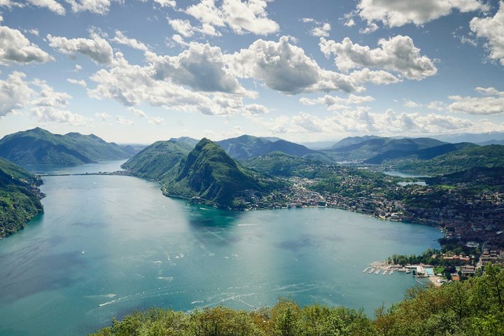 Lugano Monte Bre Lago di Lugano visita guidata privata, da Lugano.