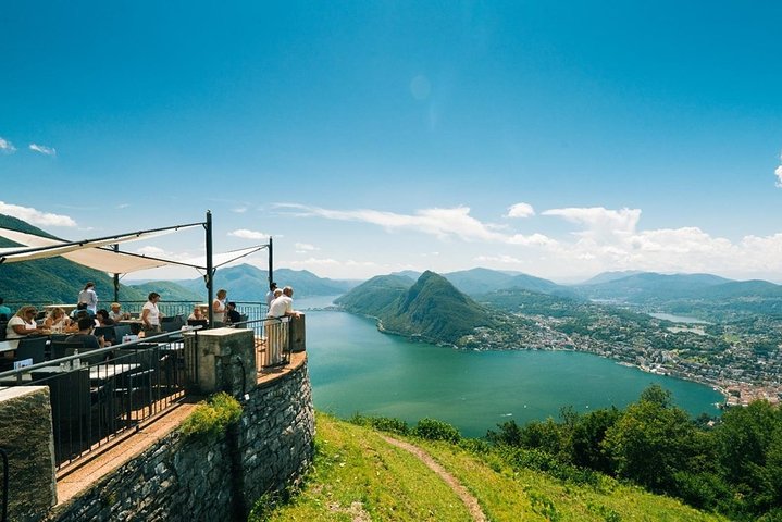 Lugano Monte Bre Lago di Lugano visita guidata privata, da Lugano.