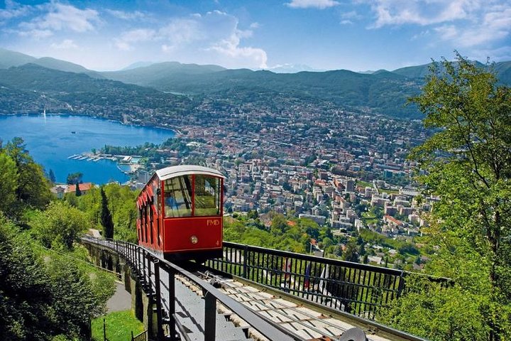 Lugano Monte Bre Lago di Lugano visita guidata privata, da Lugano.