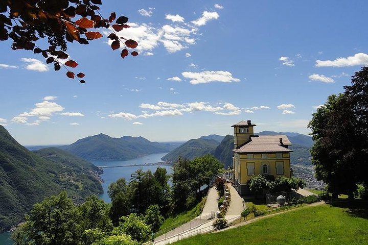 Lugano Monte Bre Lago di Lugano visita guidata privata, da Lugano.