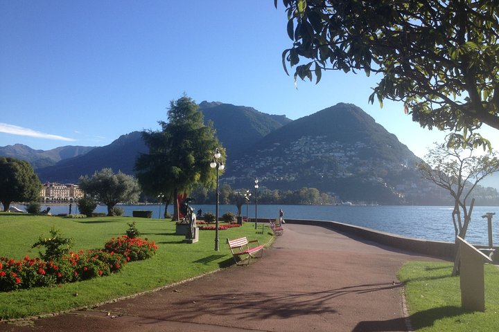 Lugano Monte Bre Lago di Lugano visita guidata privata, da Lugano.