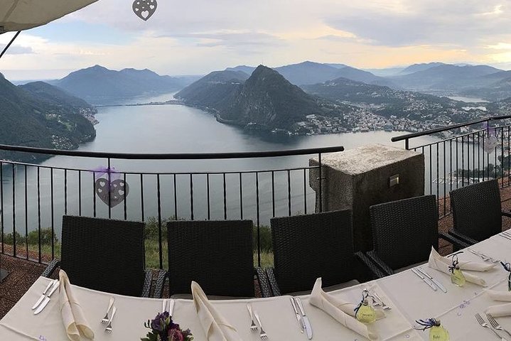 Lugano Monte Bre Lago di Lugano visita guidata privata, da Lugano.