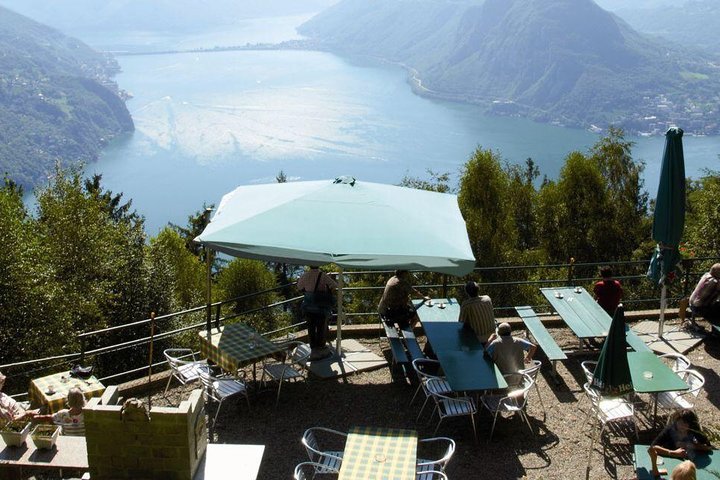Lugano Monte Bre Lago di Lugano visita guidata privata, da Lugano.