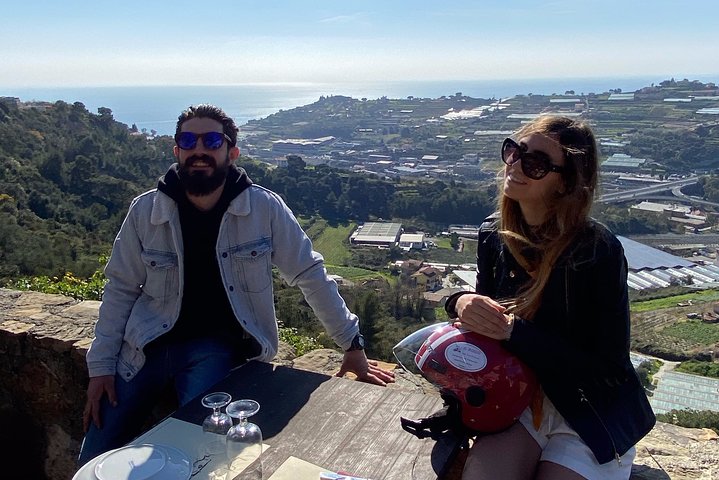 Vespa Tour in Sanremo voor een halve dag