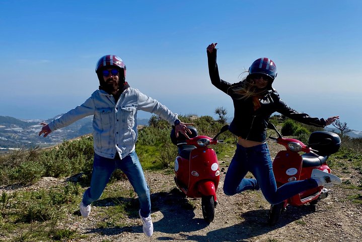 Vespa Tour in Sanremo voor een halve dag