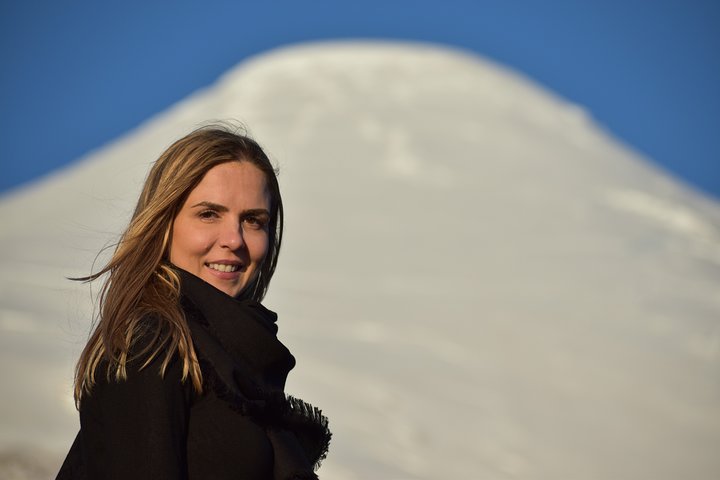 Visite partagée Premium d'une demi-journée au coucher du soleil au volcan Osorno