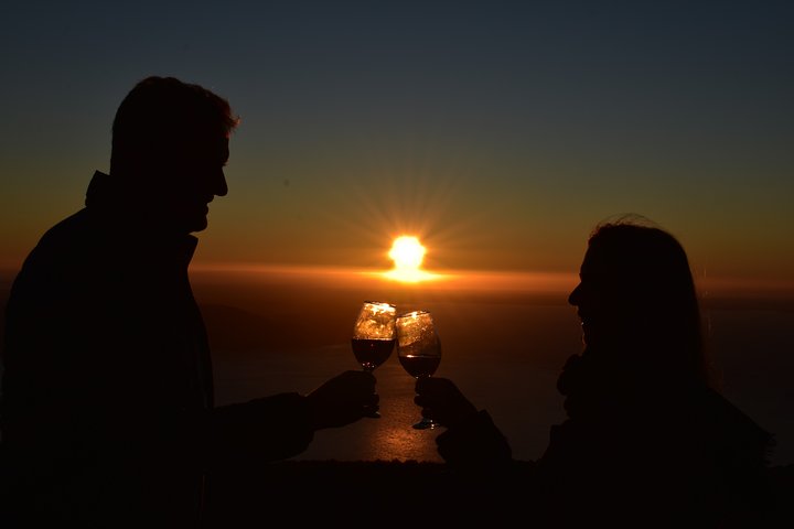 Visite partagée Premium d'une demi-journée au coucher du soleil au volcan Osorno