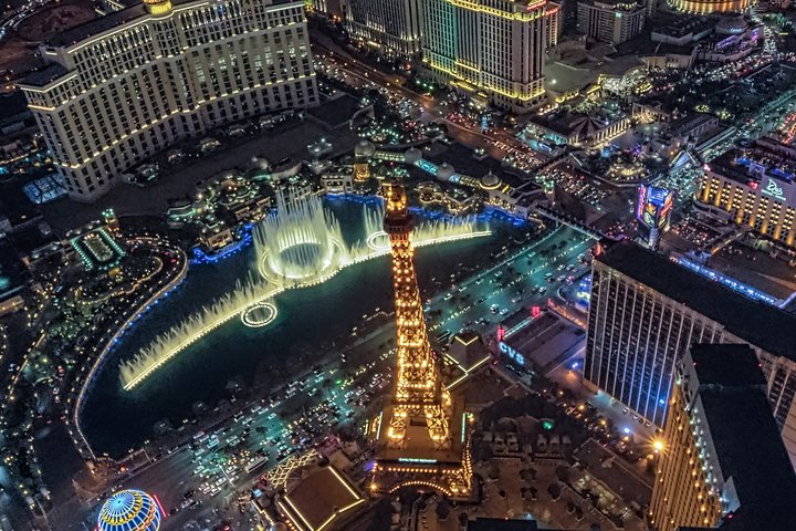 Las Vegas Strip Helicopter Night Flight