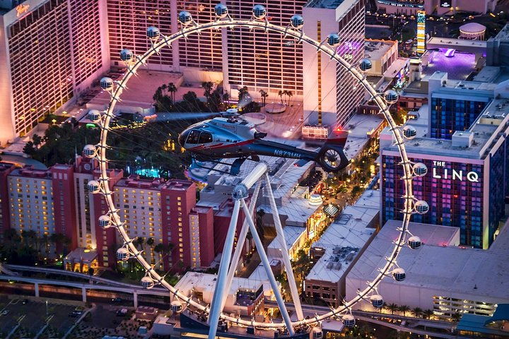 Las Vegas Strip Helicopter Night Flight