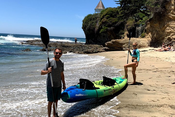 Laguna Beach Open Ocean Kayaking Tour met waarnemingen van zeeleeuwen