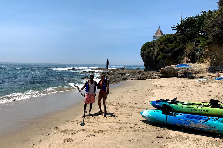 Laguna Beach Open Ocean Kayaking Tour met waarnemingen van zeeleeuwen