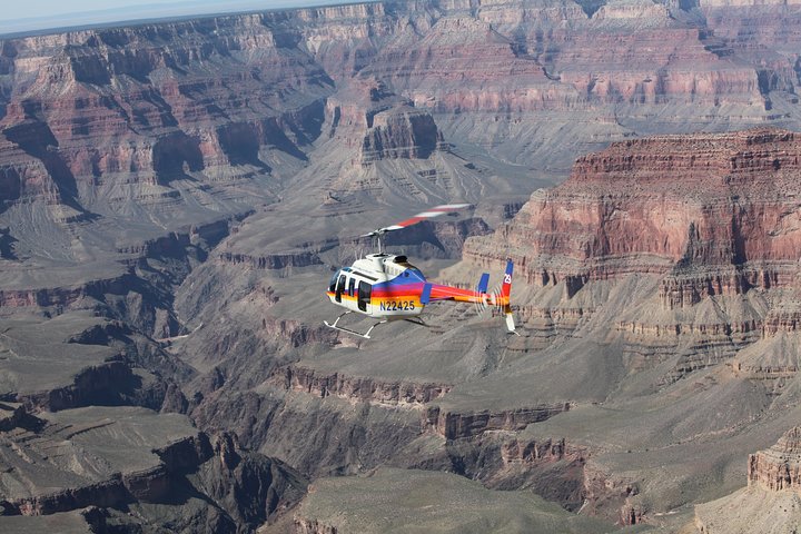 Passeio de helicóptero pelo North Canyon com excursão opcional de Hummer