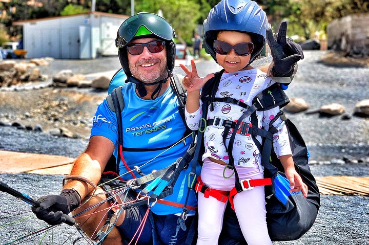 Bronze Tandem Paragliding Voo no Sul de Tenerife com Pick-up