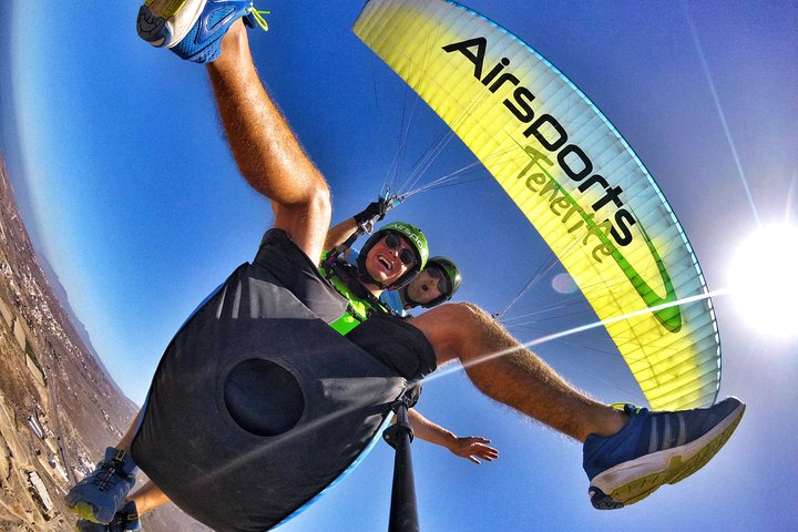 Bronze Tandem Paragliding Voo no Sul de Tenerife com Pick-up