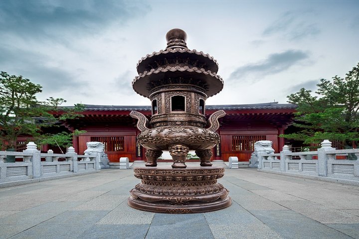 Halbtägige private Tour zum Niushoushan Kulturpark in Nanjing