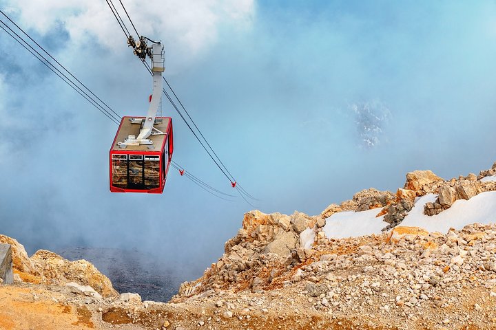 Olympos Cable Car Ride till Tahtali Mountains från Kemer