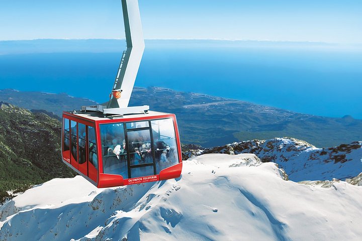Olympos Cable Car Ride till Tahtali Mountains från Kemer