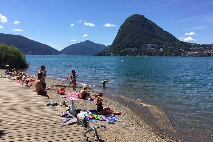 Lugano Monte Bre Lago di Lugano visita guidata privata, da Lugano.