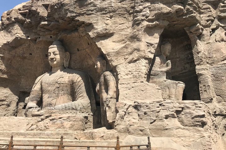 Privat dagstur til Yungang Caves fra Taiyuan med hurtigtog