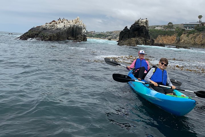 Laguna Beach Open Ocean Kayaking Tour met waarnemingen van zeeleeuwen