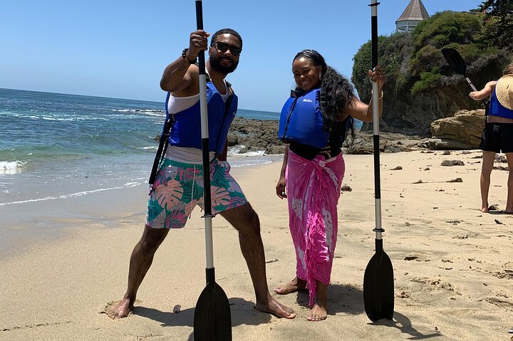 Laguna Beach Open Ocean Kayaking Tour met waarnemingen van zeeleeuwen