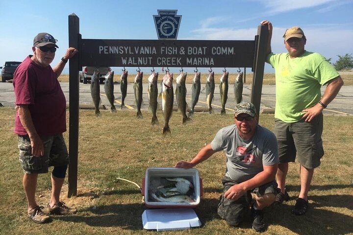 Private Lake Erie Walleye Angelcharter in Erie PA
