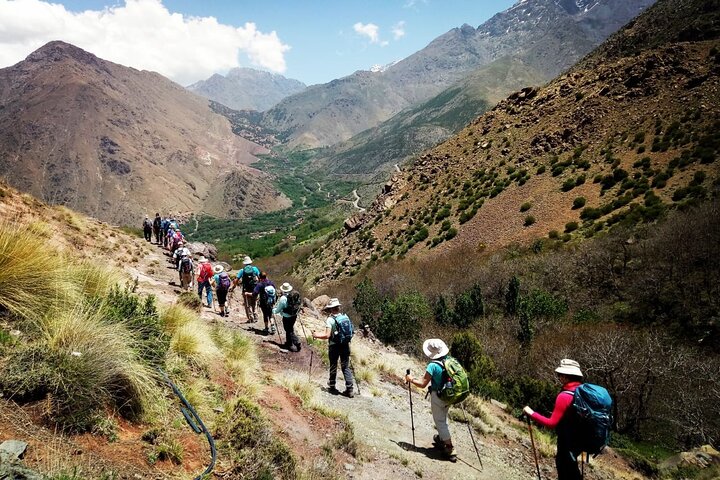 due giorni di trekking nella valle delle montagne dell'Atlante