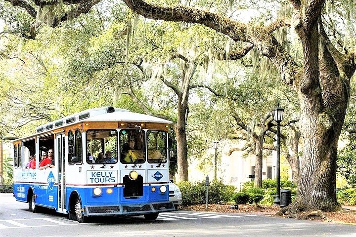 Savannah Land & Sea Combo: City Sightseeing Trolley Tour med Riverboat Cruise