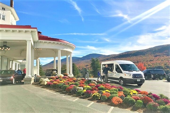 Excursion d'une journée de Boston au New Hampshire au feuillage d'automne dans les montagnes blanches