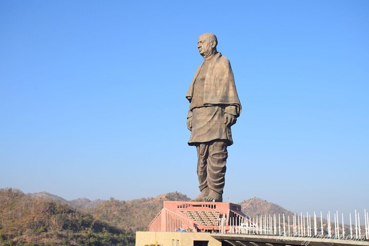 Excursion d'une journée à la statue de l'unité (visite guidée d'une journée complète au départ d'Ahmedabad)