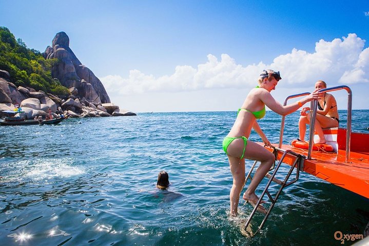 Snorkeltur til Koh Nangyuan og Koh Tao-buktene ved Oxygen