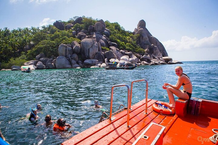 Snorkeltur til Koh Nangyuan og Koh Tao-buktene ved Oxygen