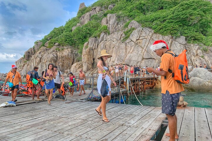 Snorkeltur til Koh Nangyuan og Koh Tao-buktene ved Oxygen
