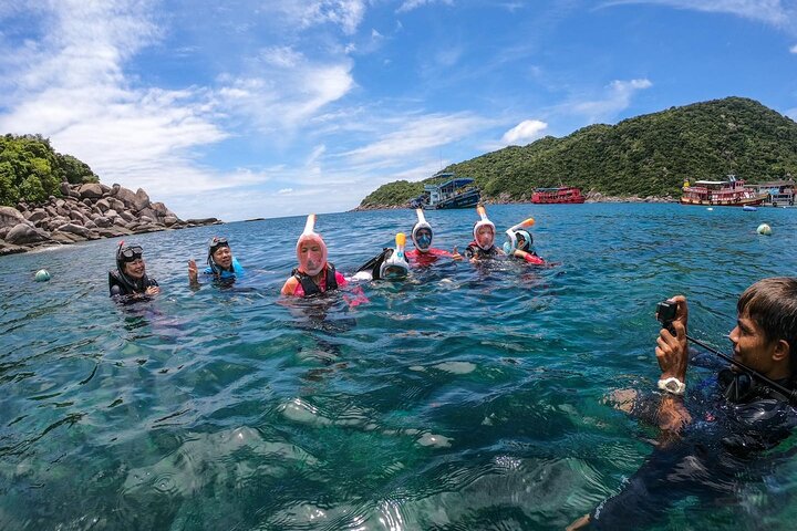 Snorkeltur til Koh Nangyuan og Koh Tao-buktene ved Oxygen