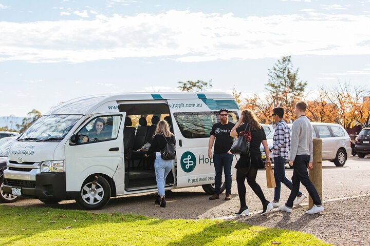 Fra Melbourne: Hop On Hop Off Yarra Valley - RØD rute