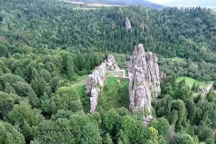 Tour di un'intera giornata ai Carpazi Scole Bescides National Park e Tustan da Leopoli