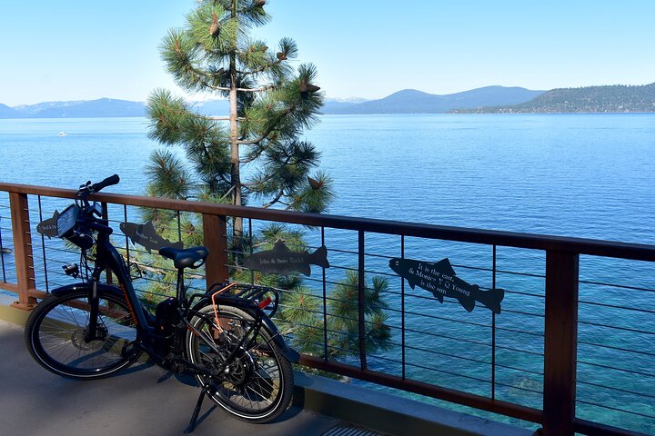 Tour in bicicletta elettrica autoguidato della costa di Tahoe (2–4 ore) | East Shore Trail