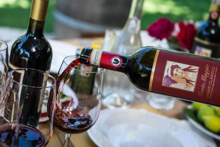Tour e degustação em uma vinícola orgânica no coração da área de Chianti Classico
