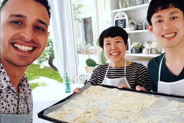Siciliansk matlagingskurs med havutsikt og Taormina-markedet med kokk Mimmo