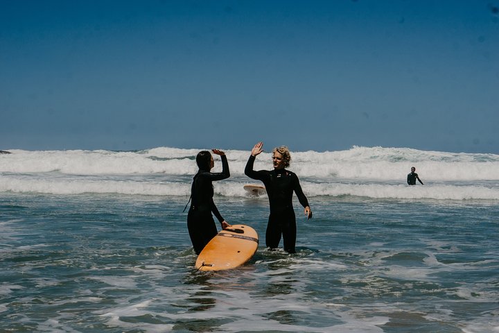 Clases de surf de 1 hora y 15 minutos en Victoria Bay y Wilderness