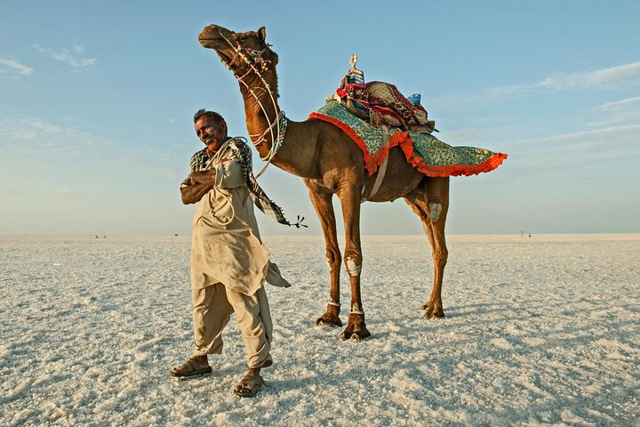 Bhuj till White Rann från Kutch