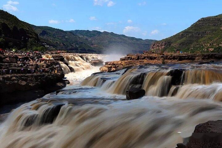 Excursão privada de um dia pelo Rio Amarelo à Cachoeira Hukou