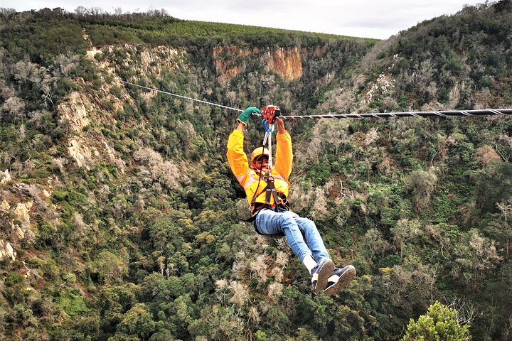 Excursão de tirolesa em Knysna