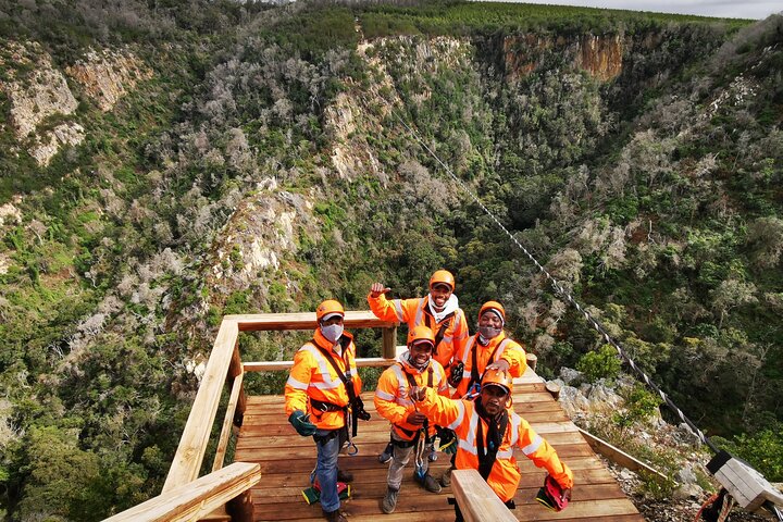 Excursão de tirolesa em Knysna